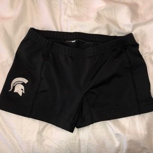Nike MSU spandex shorts